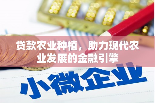 卫辉贷款农业种植，助力现代农业发展的金融引擎