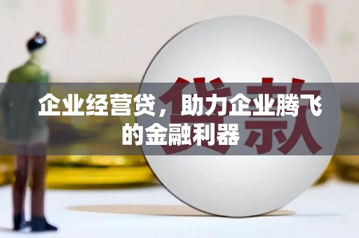 卫辉企业经营贷，助力企业腾飞的金融利器
