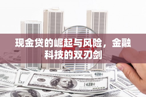 卫辉现金贷的崛起与风险，金融科技的双刃剑