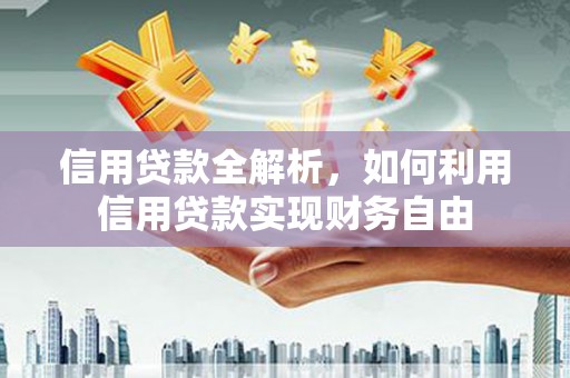 卫辉信用贷款全解析，如何利用信用贷款实现财务自由